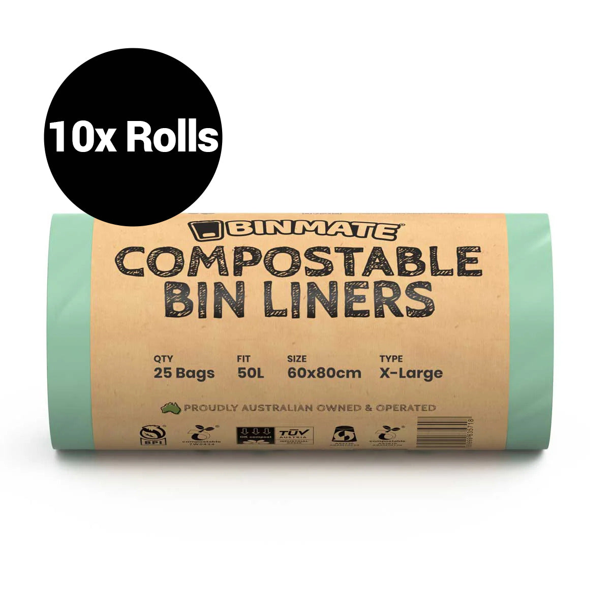 BINMATE® Compostable Bin Bag Rolls